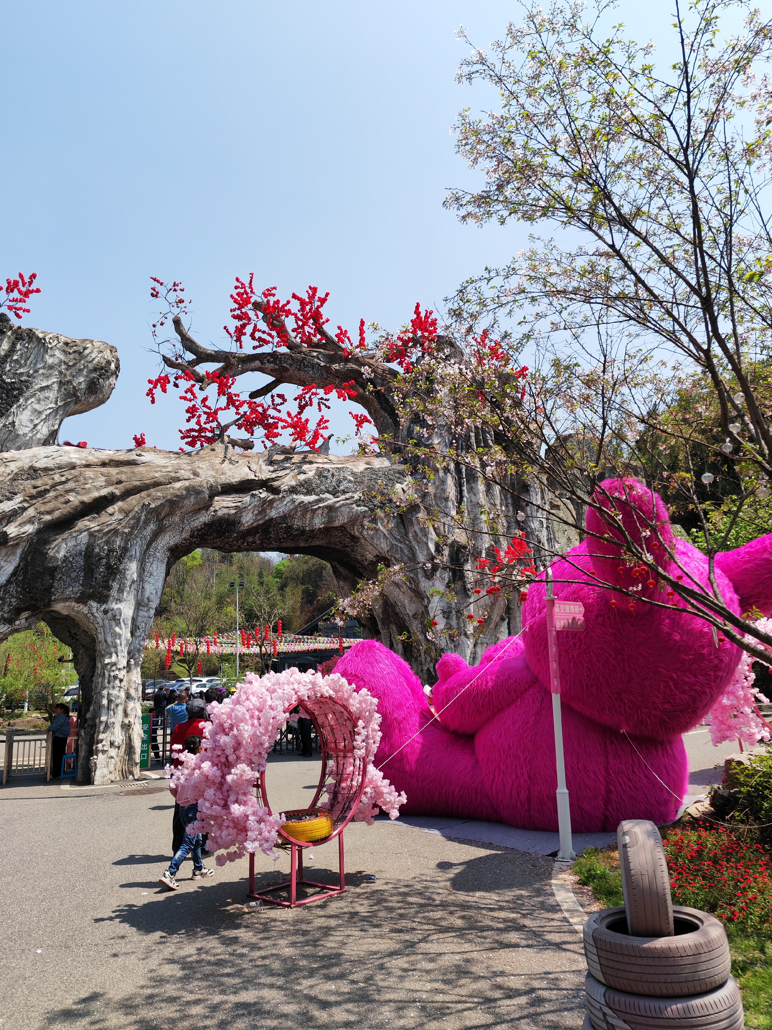 浔龙河樱花谷樱花节图片