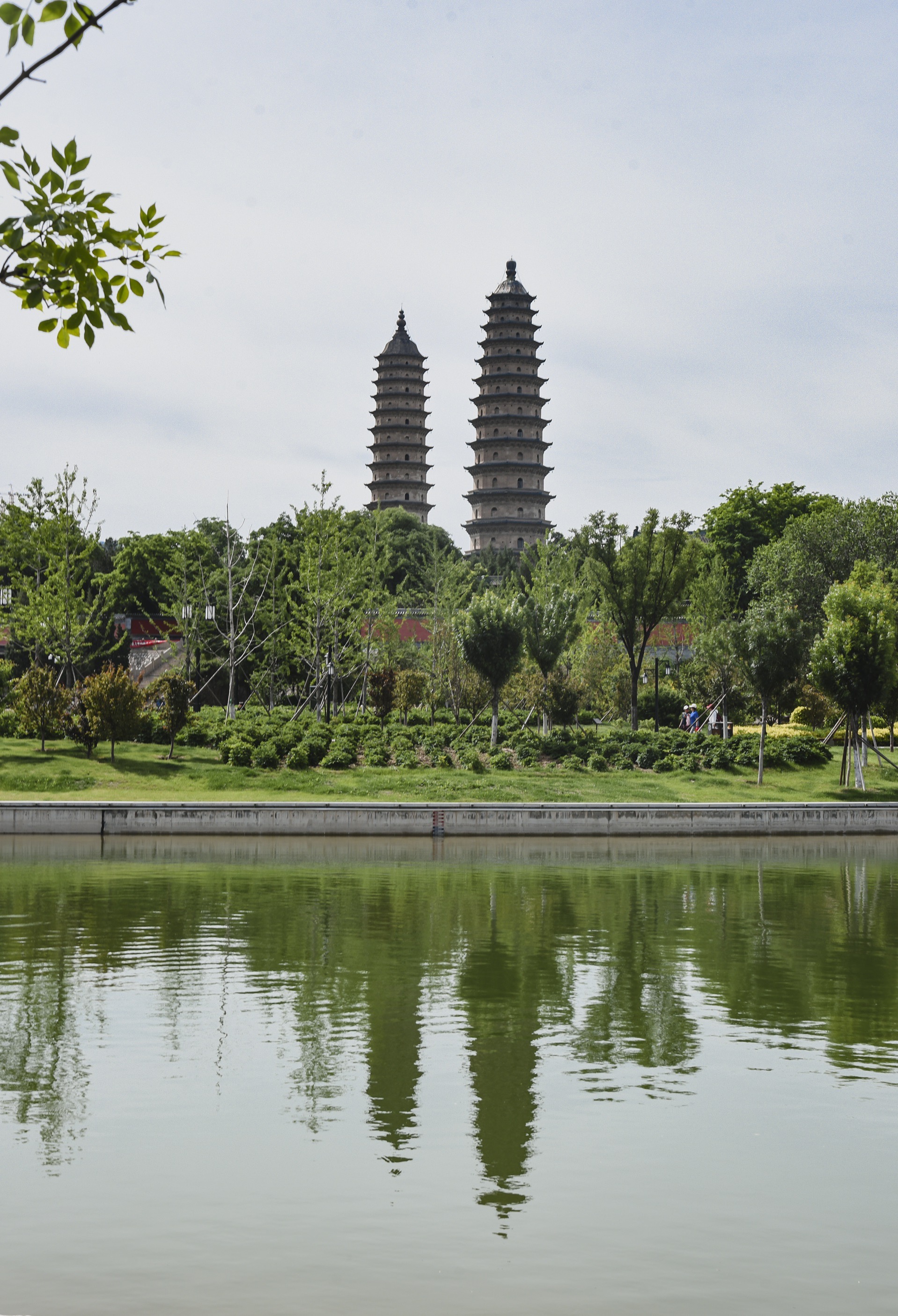 永祚寺双塔,山西太原最高的古建筑