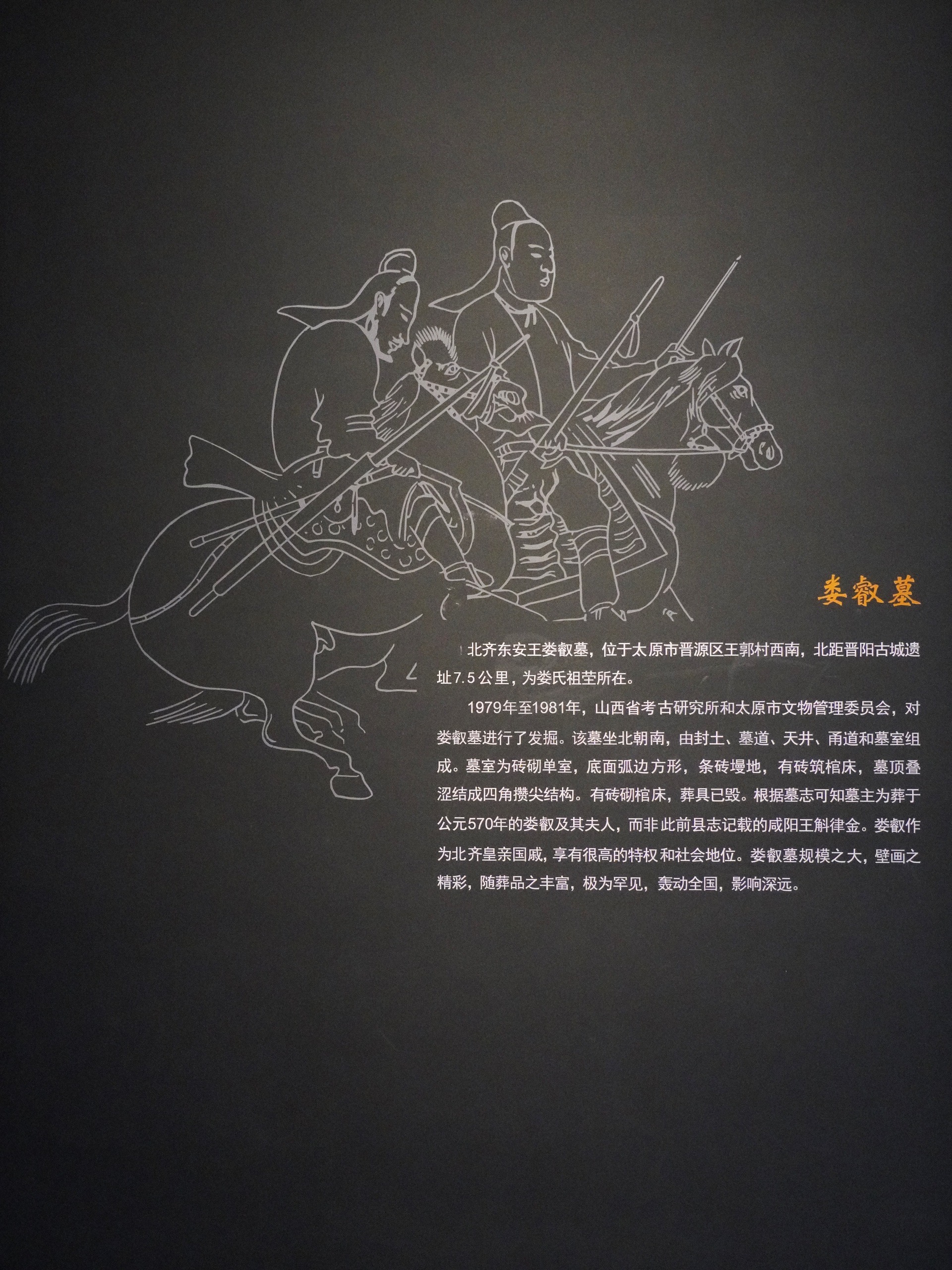 北齐国宝级古墓壁画,太原娄睿墓参观攻略