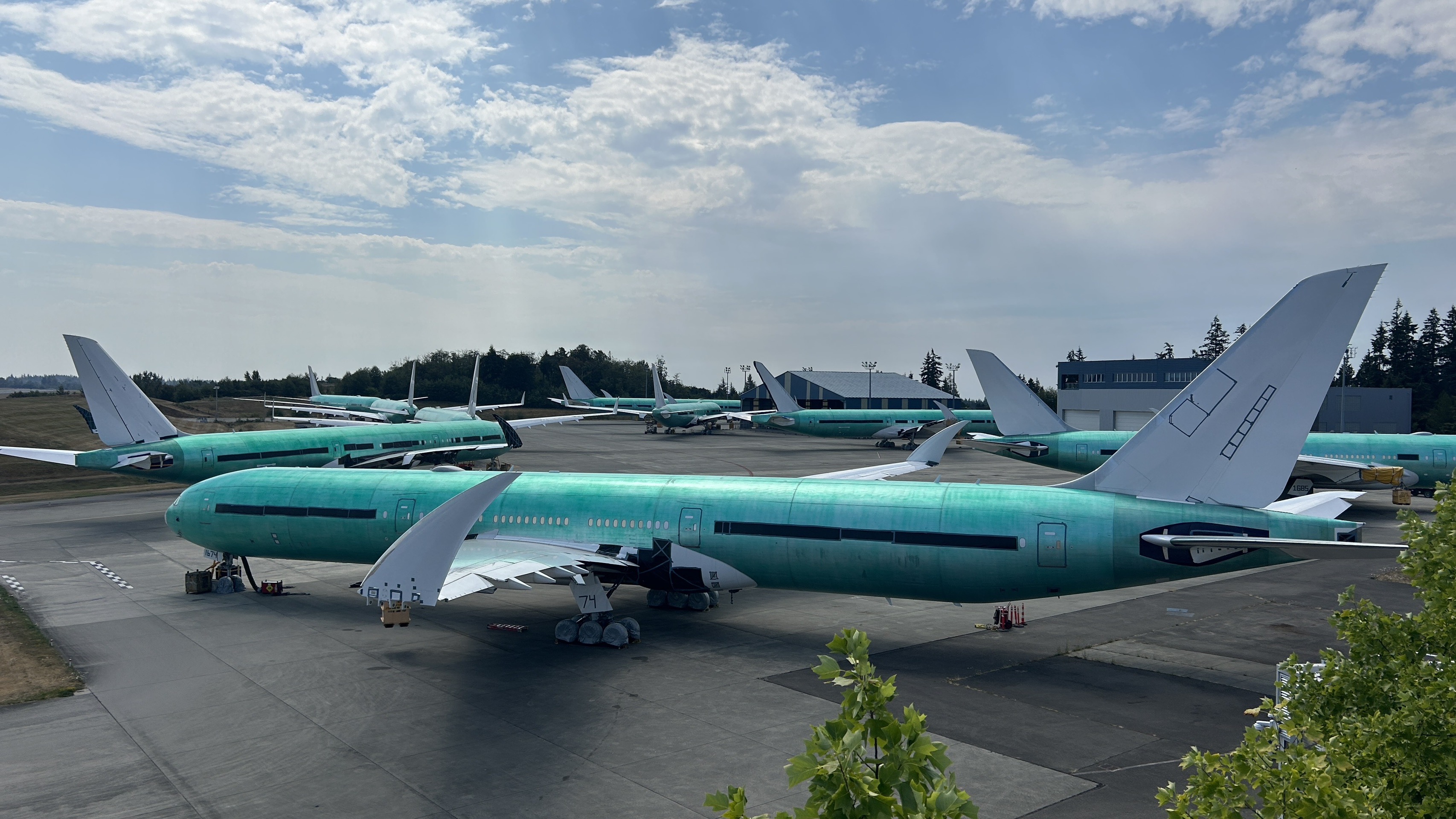 西雅图波音飞机厂的参观