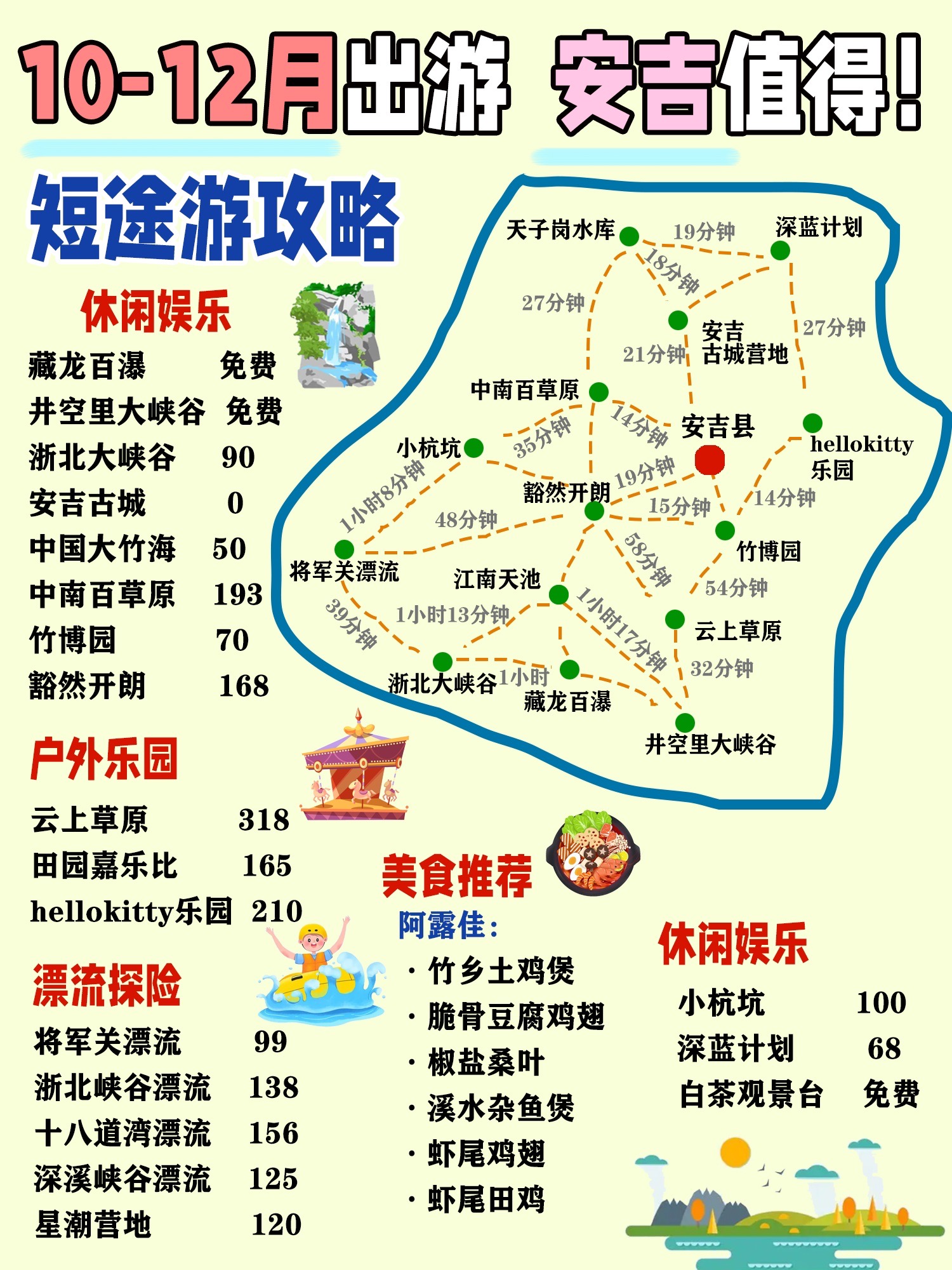 安吉竹博园景区地图图片