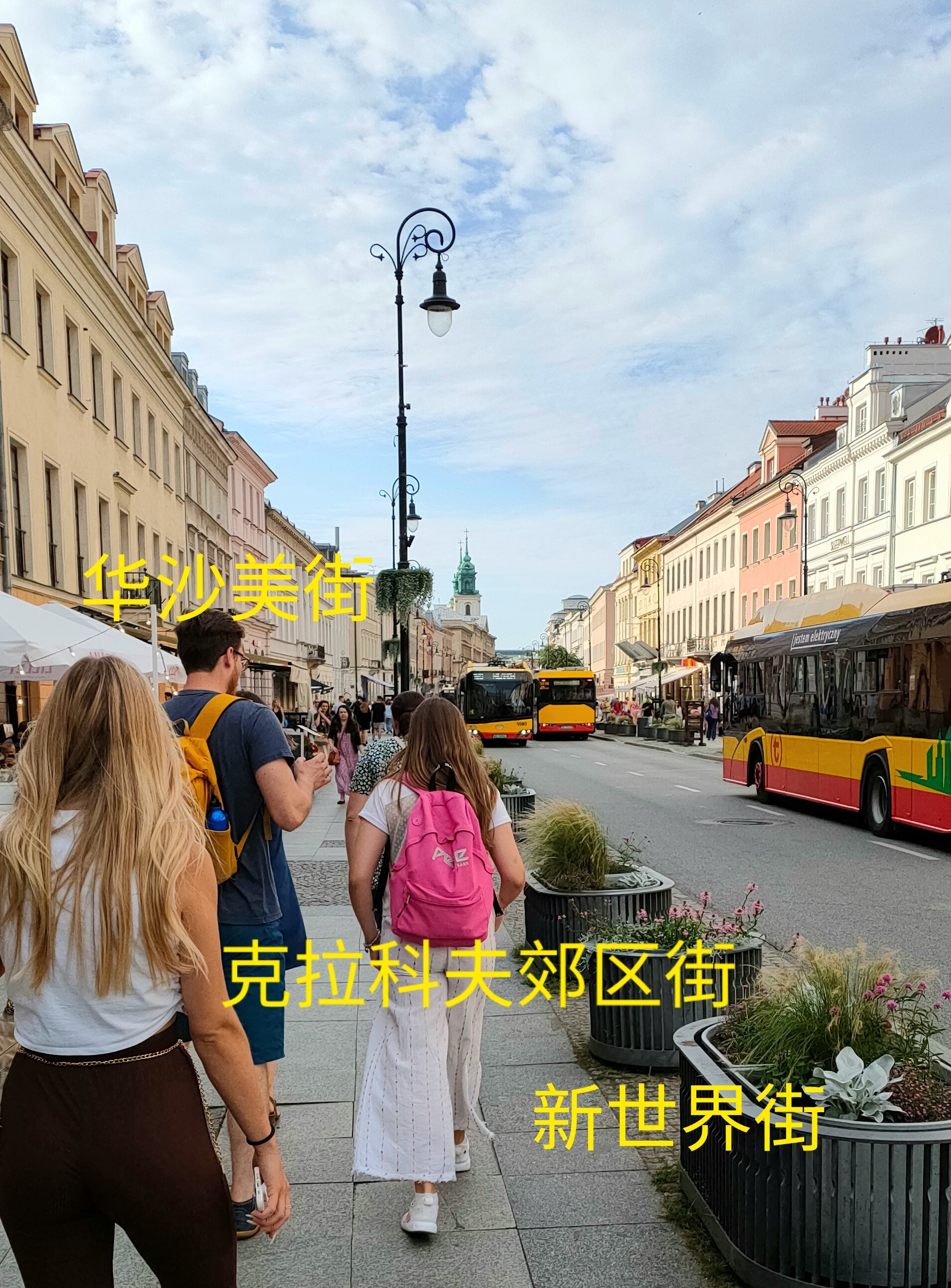 华沙美街-克拉科夫郊区街与新世界街