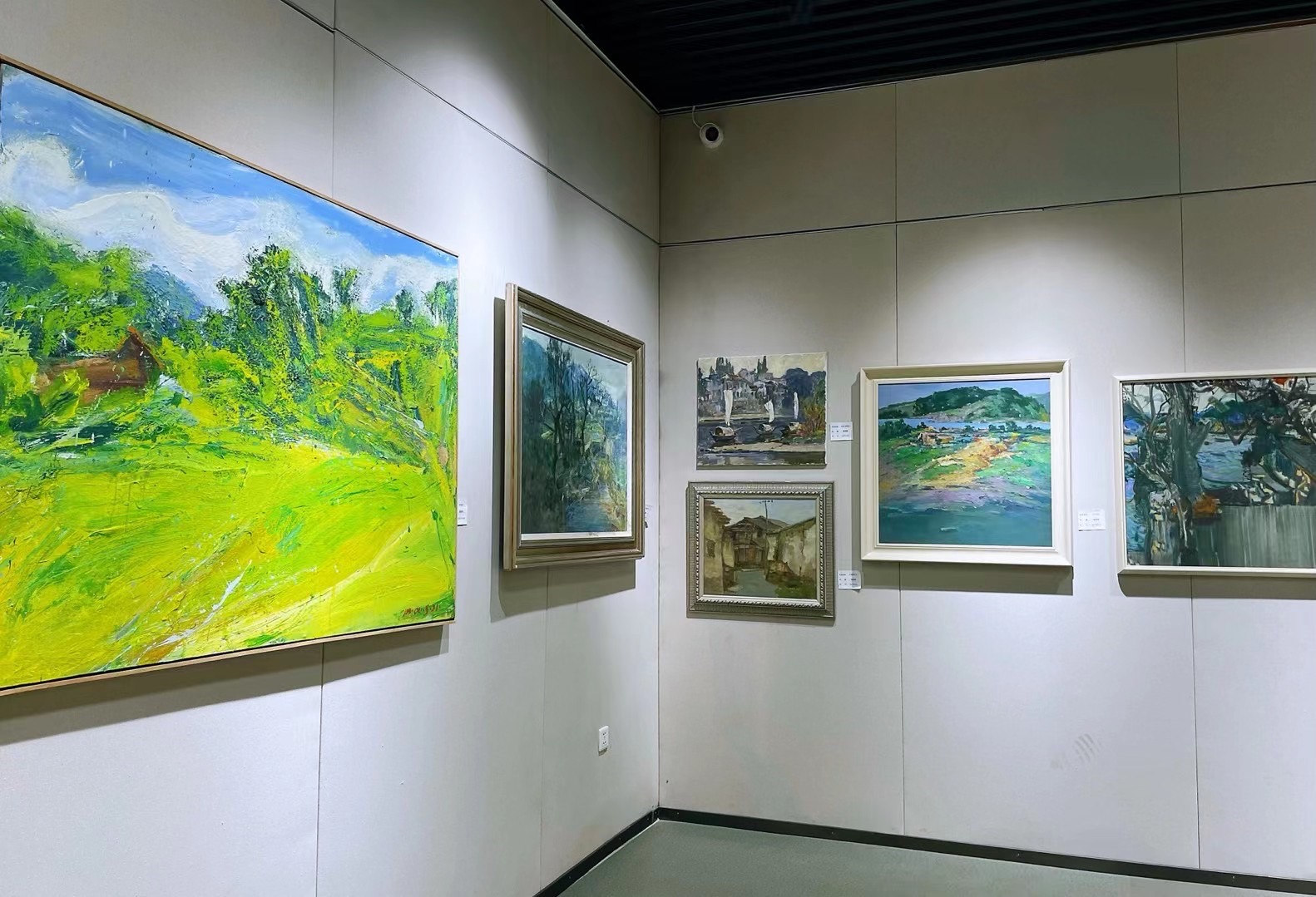 到画乡是一定要看画展的,丽水巴比松陈列馆,油画院,写生基地,无一不有