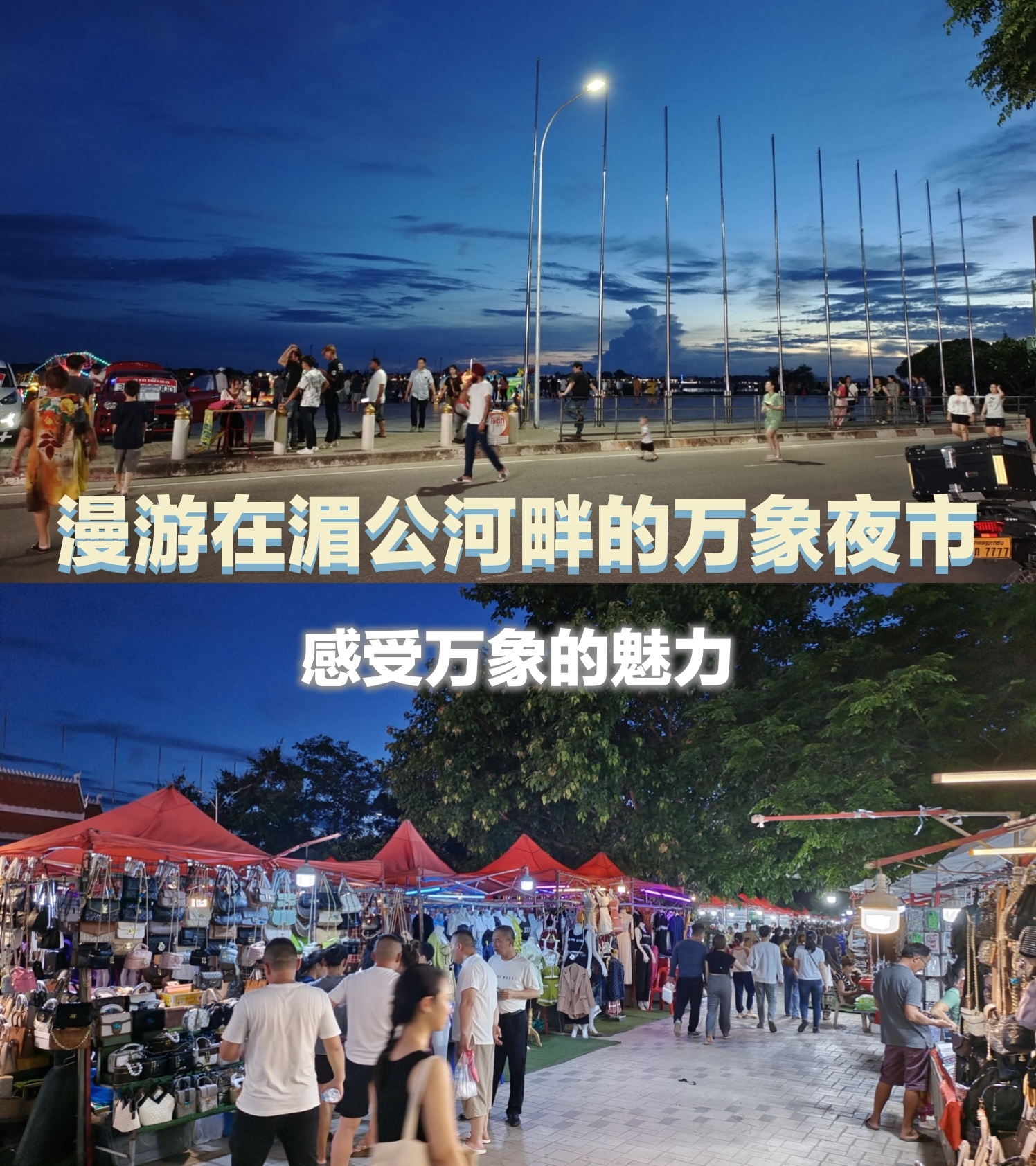 湄公河夜市图片