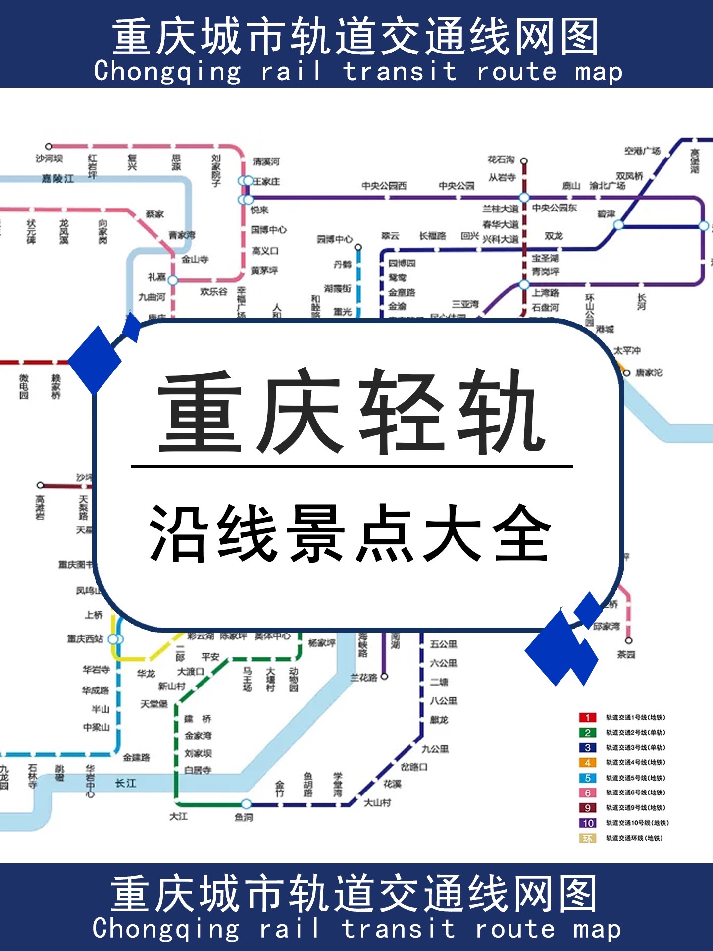 《关于我花了一天时间整理重庆轻轨沿线景点》