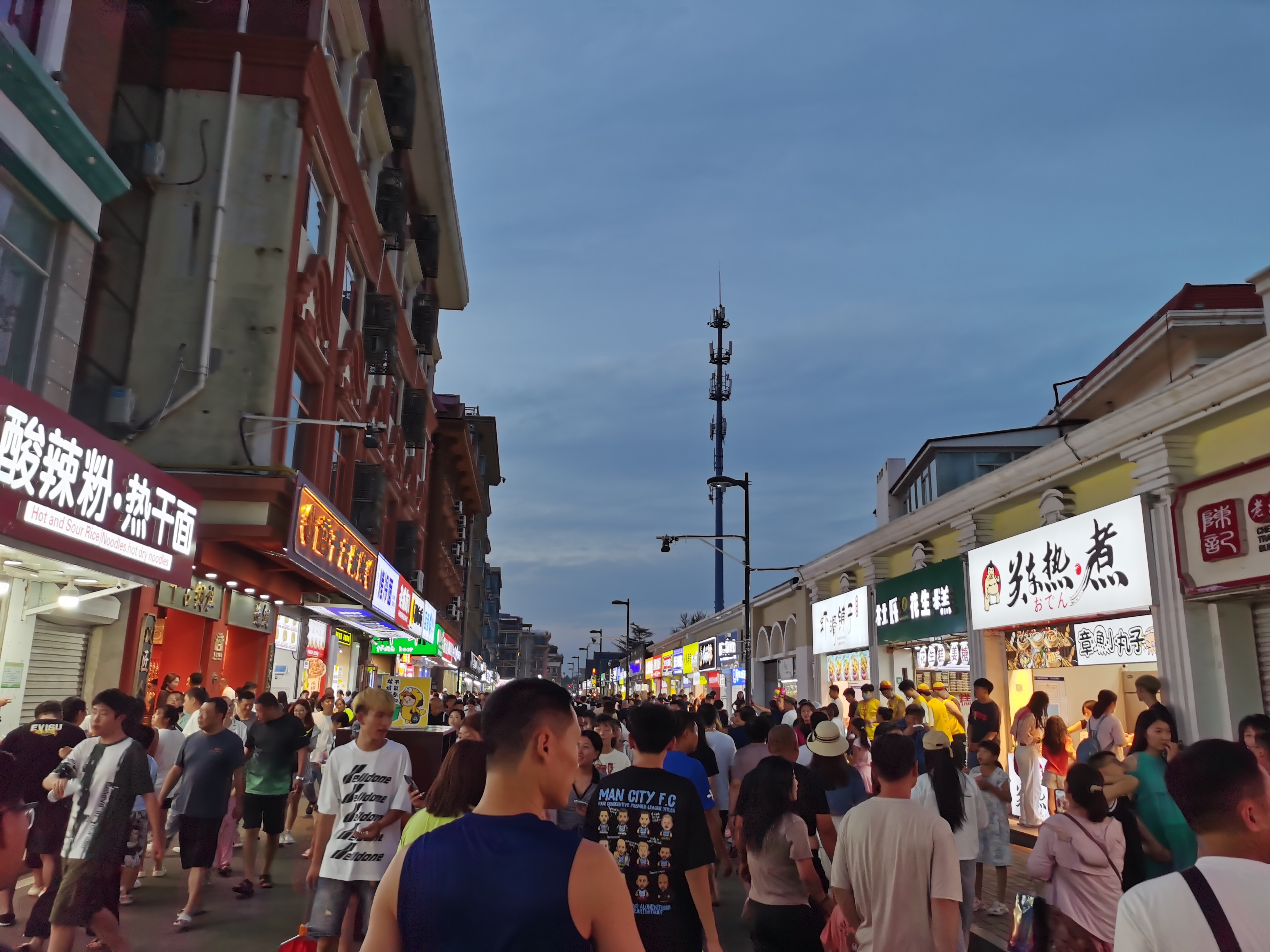 刘庄夜市,北戴河海水浴场