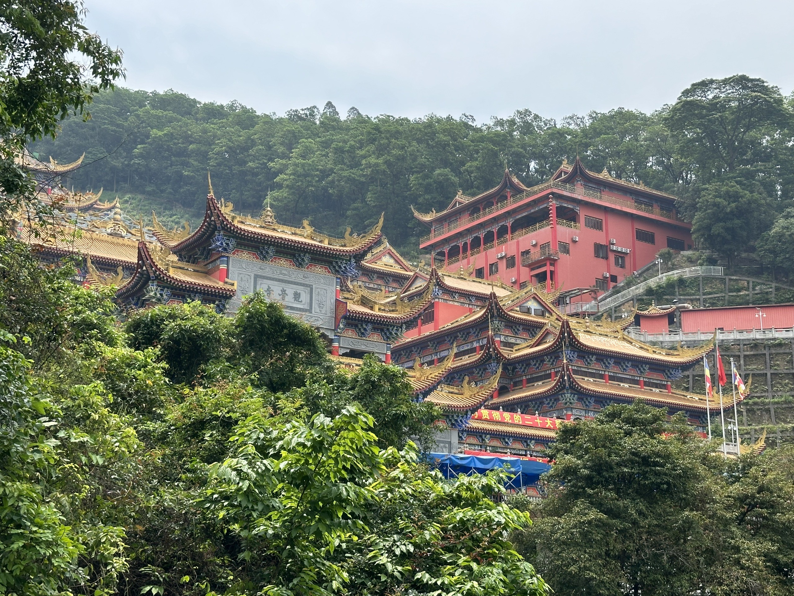 大岭山森林公园观音寺图片