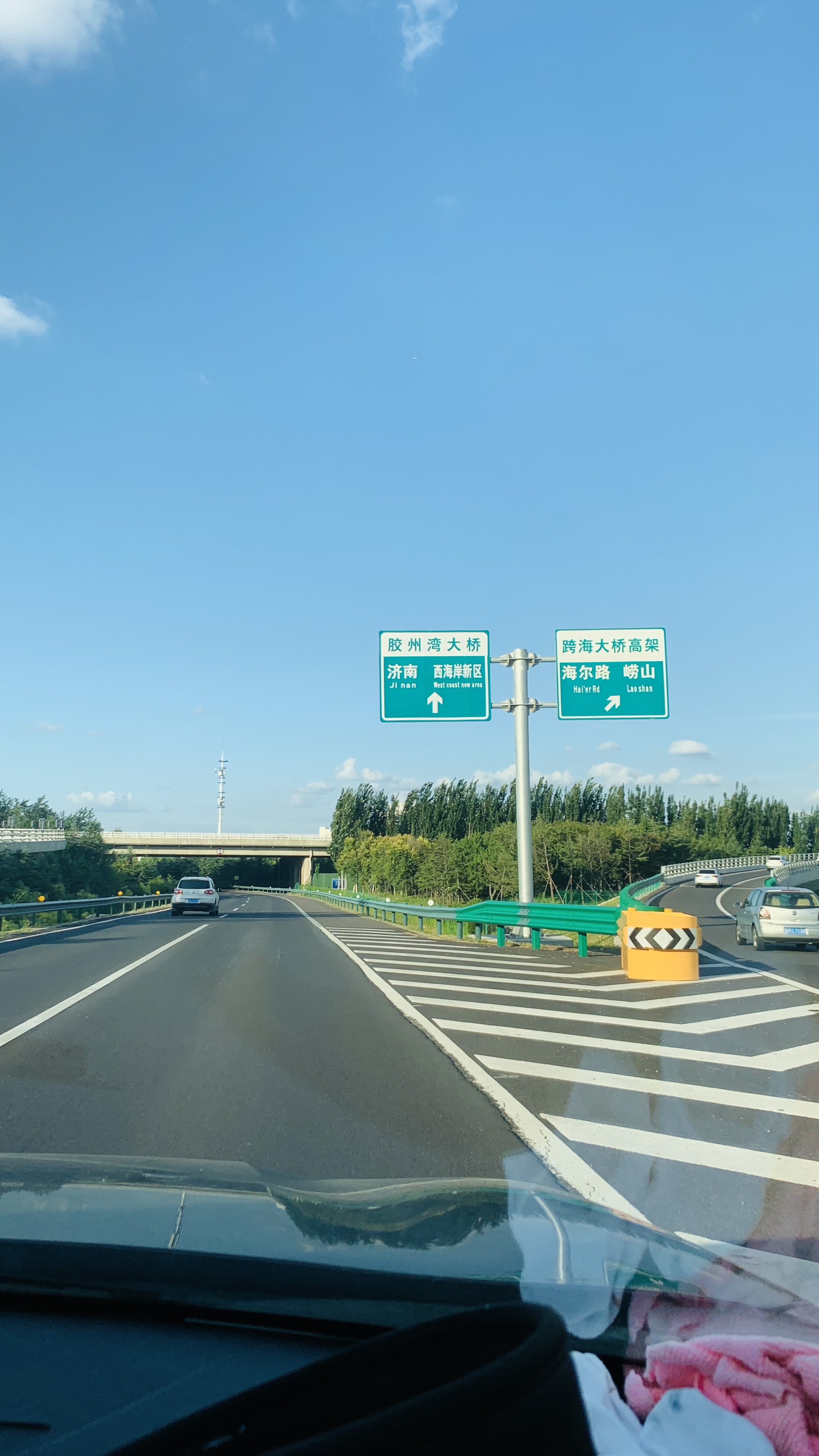 李沧区以及胶州市的跨海通道,位于胶州湾之上,是山东省省级高速公路网