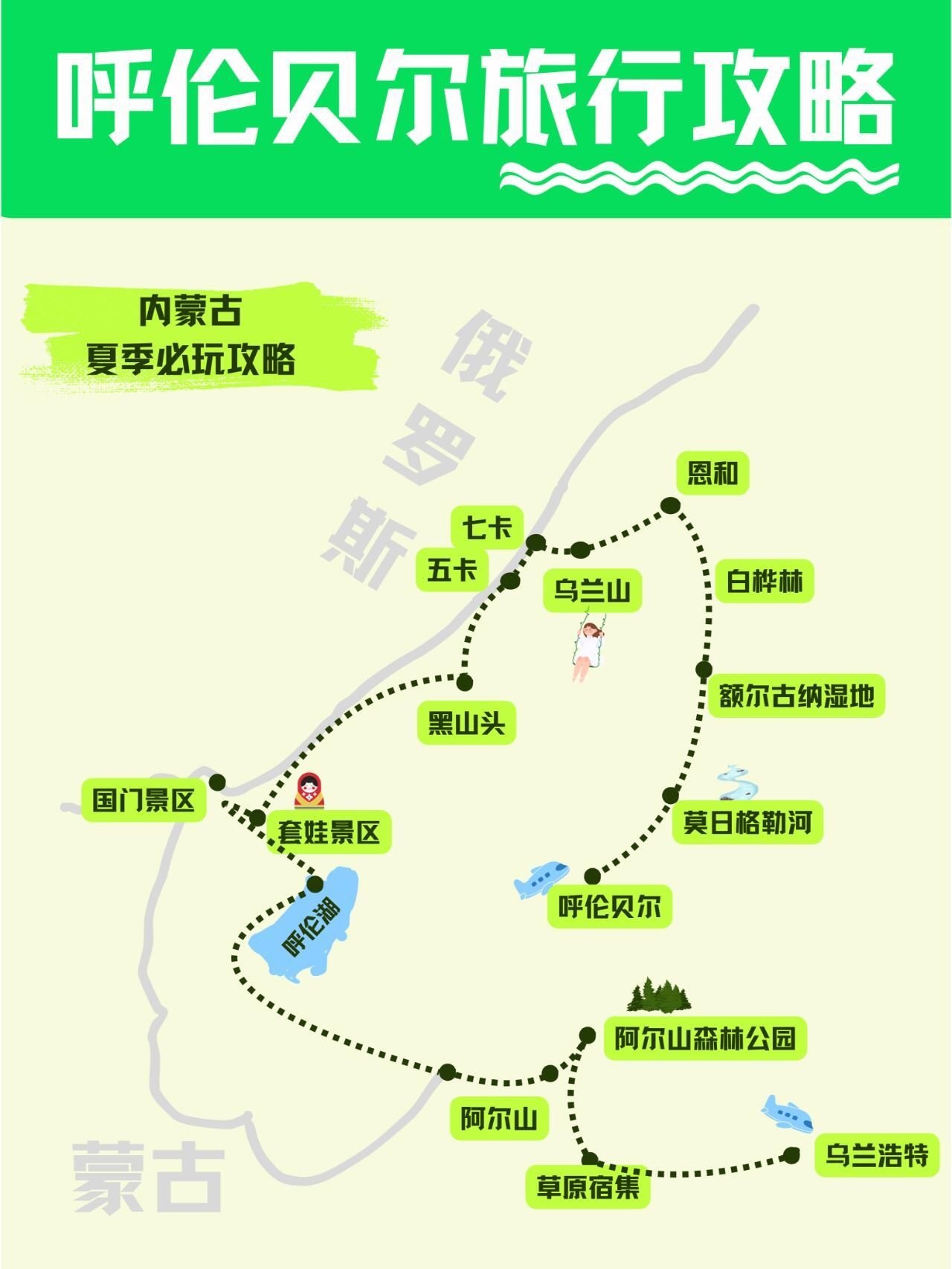 阿尔山以南的乌兰毛都草原🌿,今年因为草原宿集的加入,成为了新晋