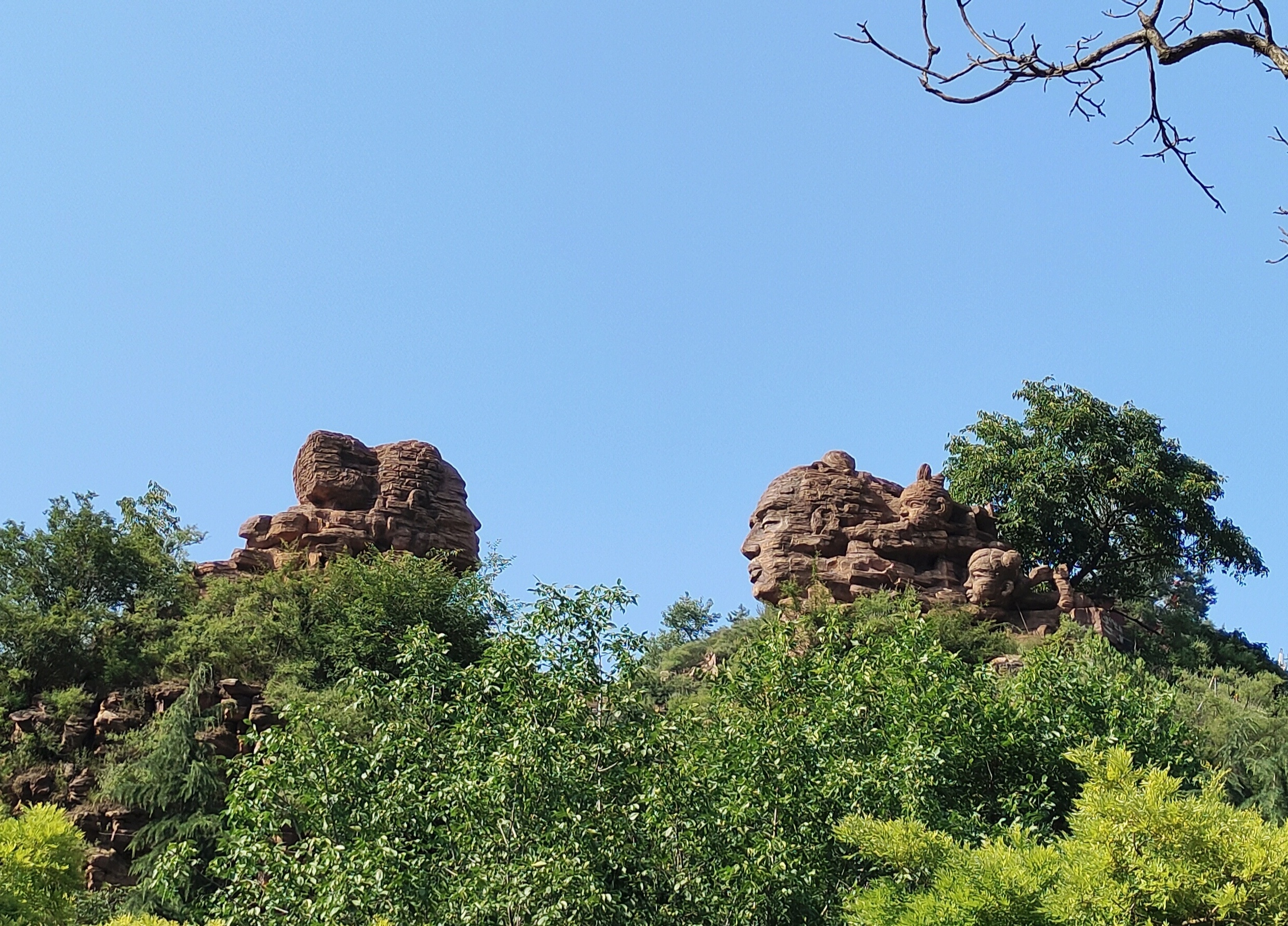 邢台天河山爱情山图片