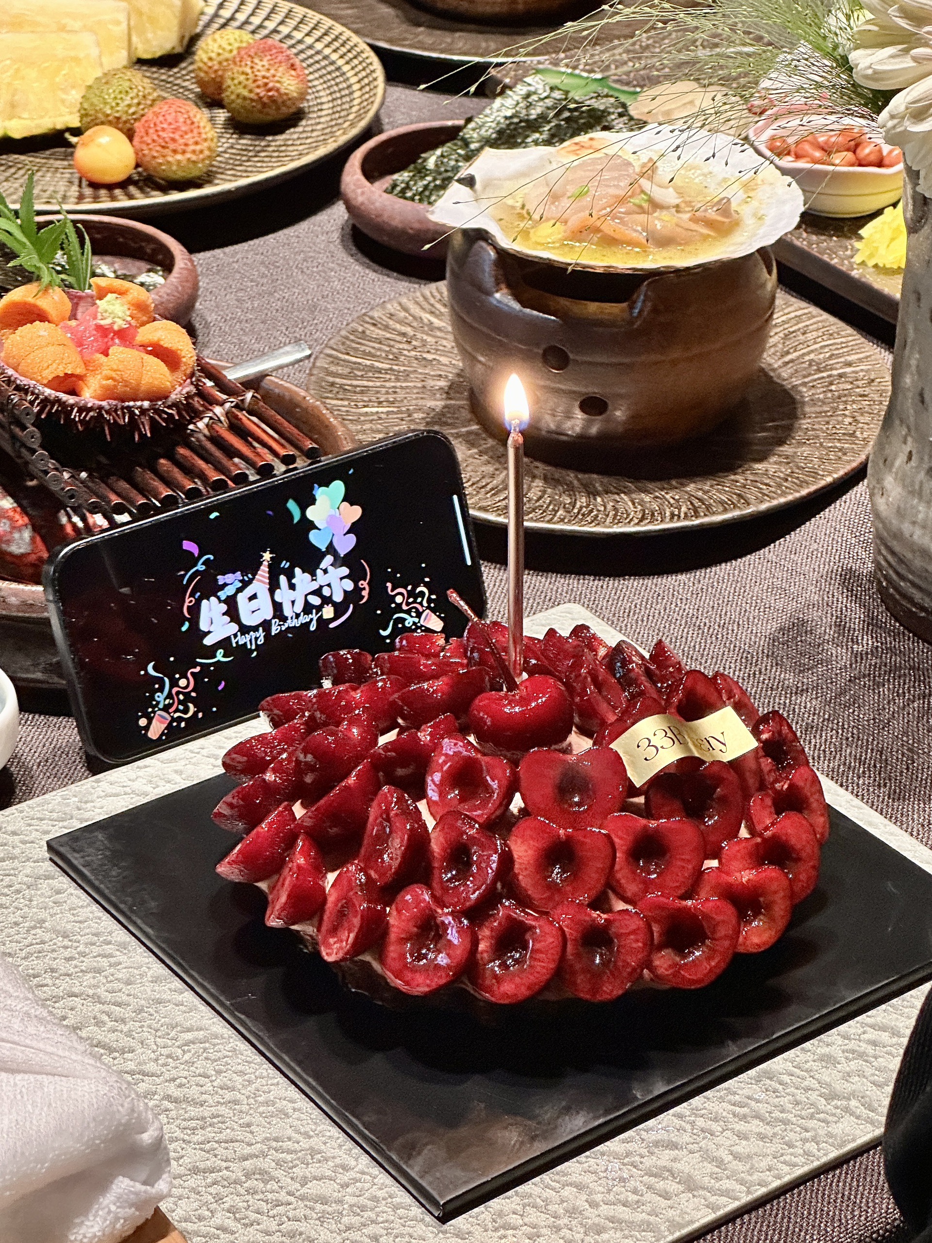 大连高级感爆棚的车厘子塔蛋糕!