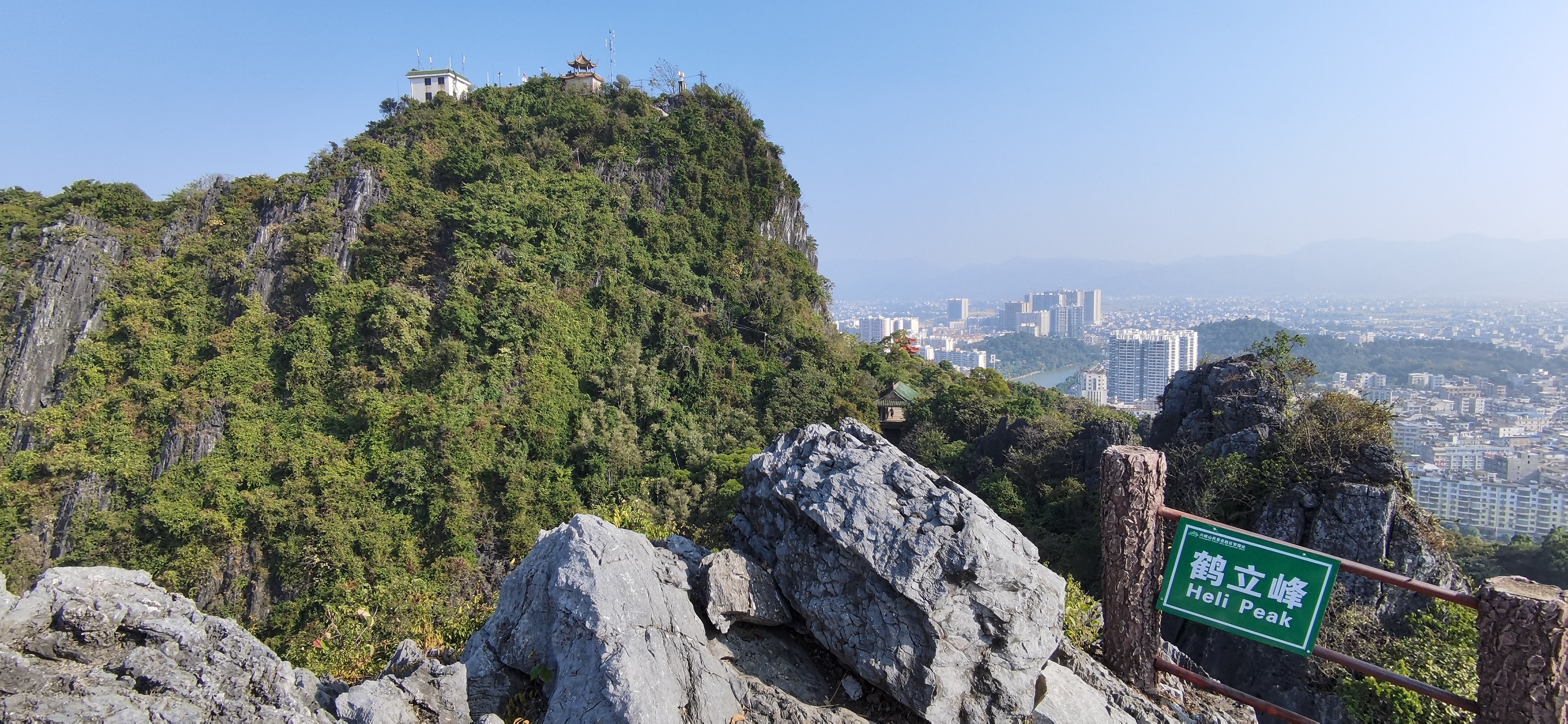 广西灵山全景图图片