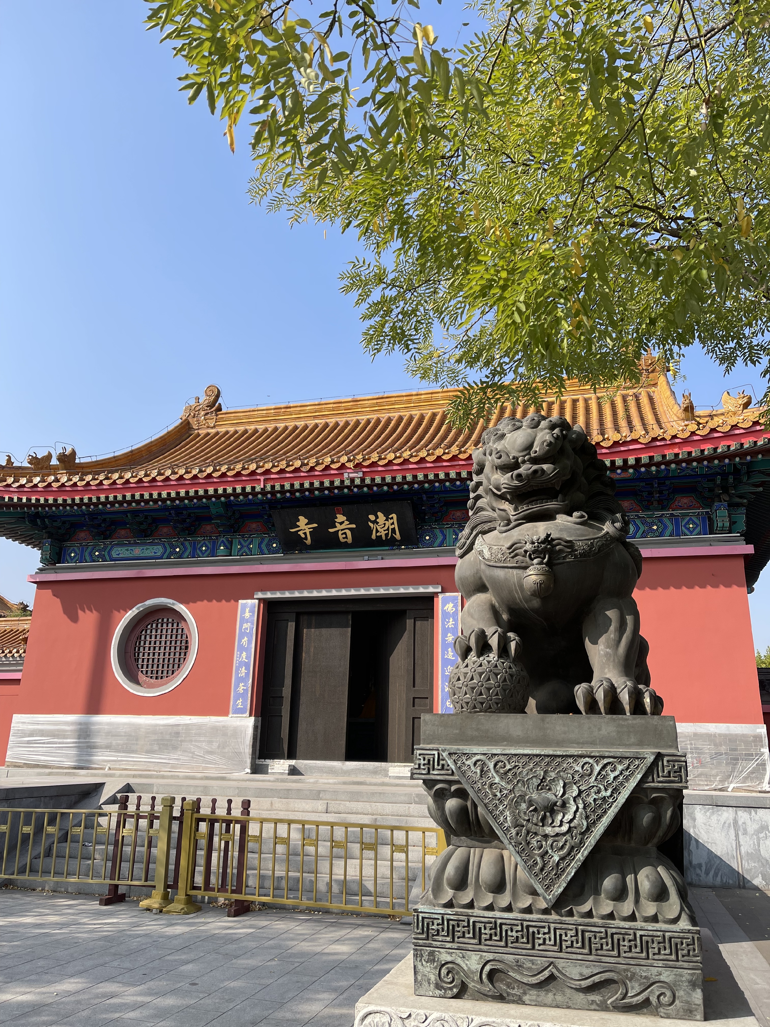 潮音寺是天津距离大海最近的一座寺院,也是塘沽地区唯一的一座寺院,始