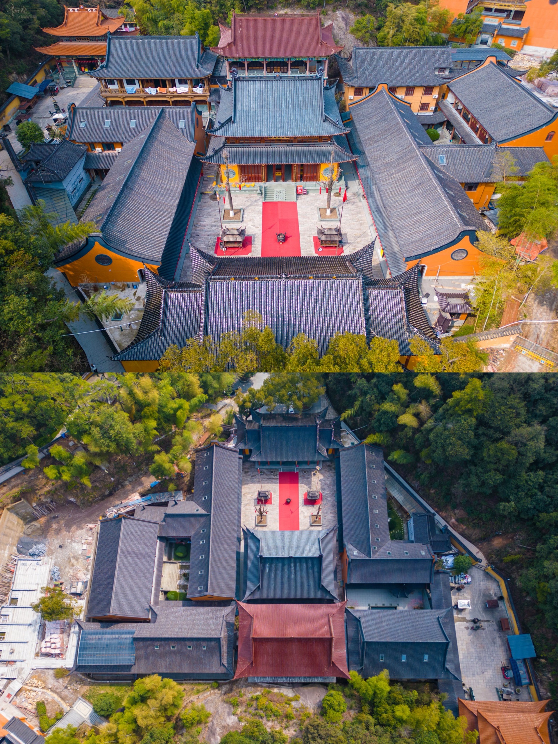 玲珑山卧龙寺是郊游徒步踏青的好去处,环境优美,还有人文故事