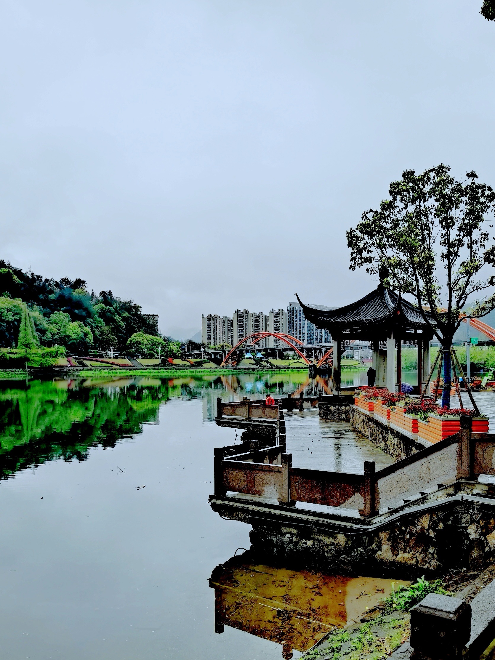 杭州建德 | 新安江上彩虹桥,江南风光有特色