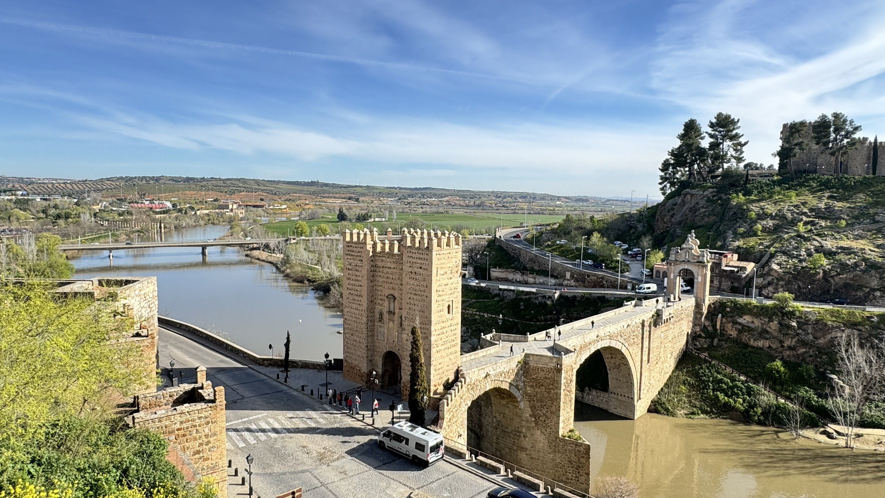 西班牙托莱多阿尔坎塔拉桥 puente de alcánta